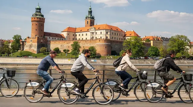 Kraków by bike: impressions from a guided tour through four districts — A personal account of cycling through Kraków's Old Town, Kazimierz, Podgórze and