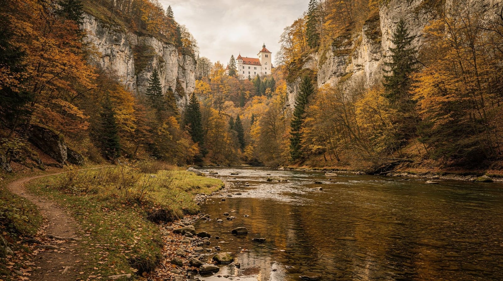Ojców National Park: limestone valleys and Pieskowa Skała Castle, Poland