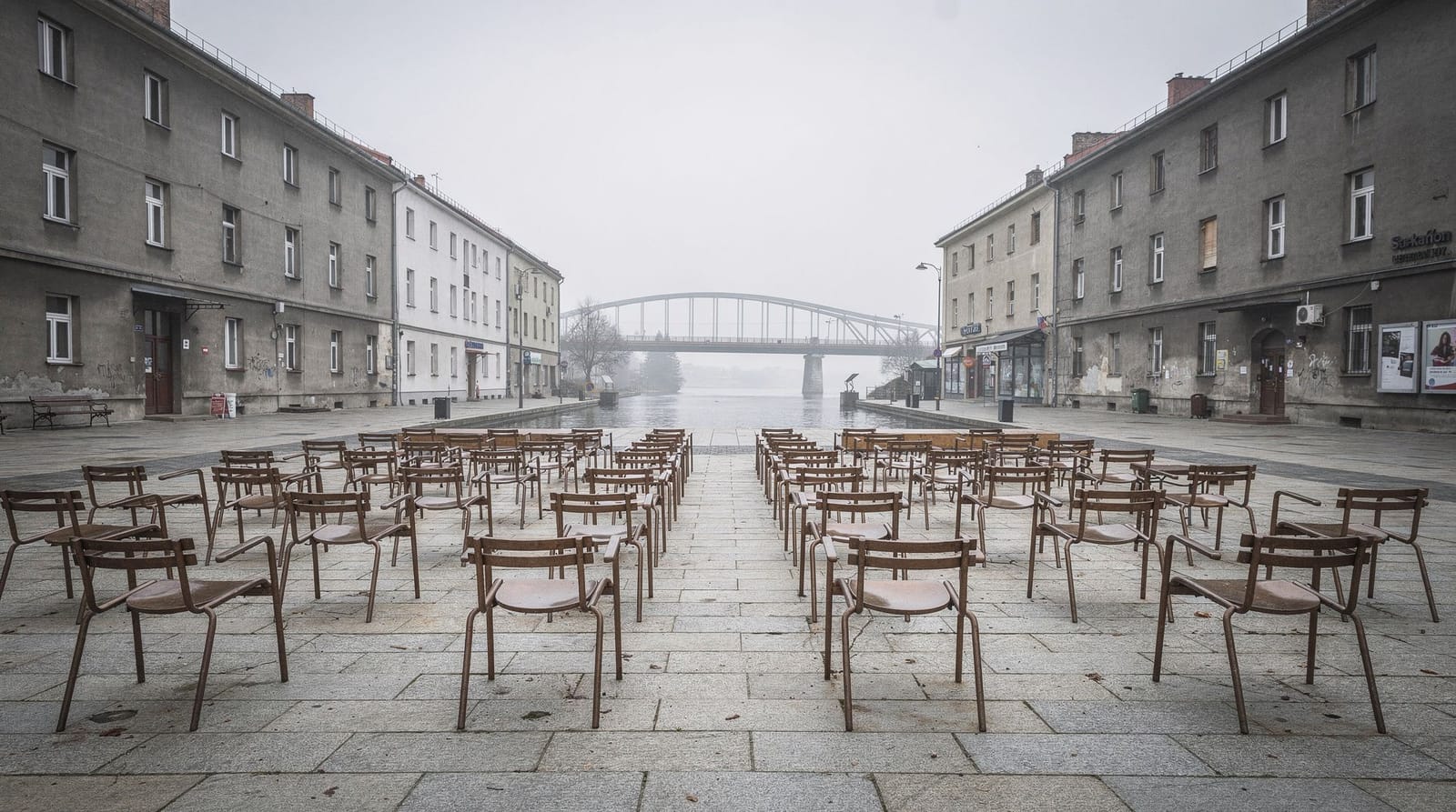 Podgórze — the WWII ghetto district across the Vistula, Poland