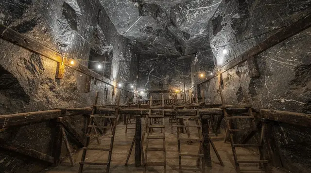 Bochnia Salt Mine day trip from Kraków: UNESCO adventure underground — Visit the Bochnia Salt Mine from Kraków — boat ride underground, mine train, les