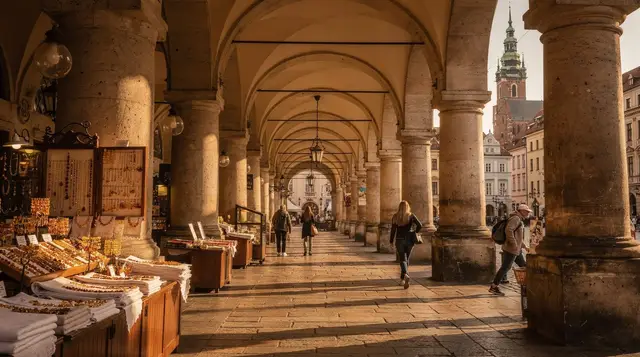 Cloth Hall (Sukiennice) guide: market, gallery & medieval history — Complete guide to Kraków's Sukiennice Cloth Hall — Renaissance architecture, amb
