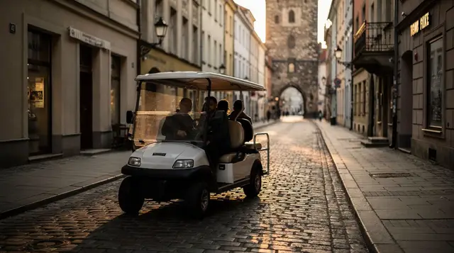 Golf cart tours in Kraków: routes, prices, and which to book — Golf cart tours in Kraków — Old Town, Kazimierz, Schindler's Factory routes, pri