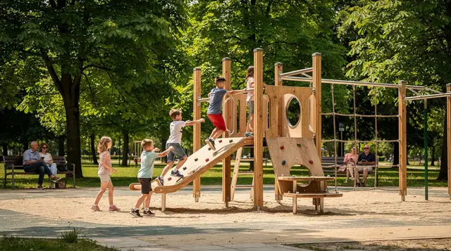Kraków playgrounds and parks for families — The best parks and playgrounds in Kraków for children: Błonia meadow, Jordan Par