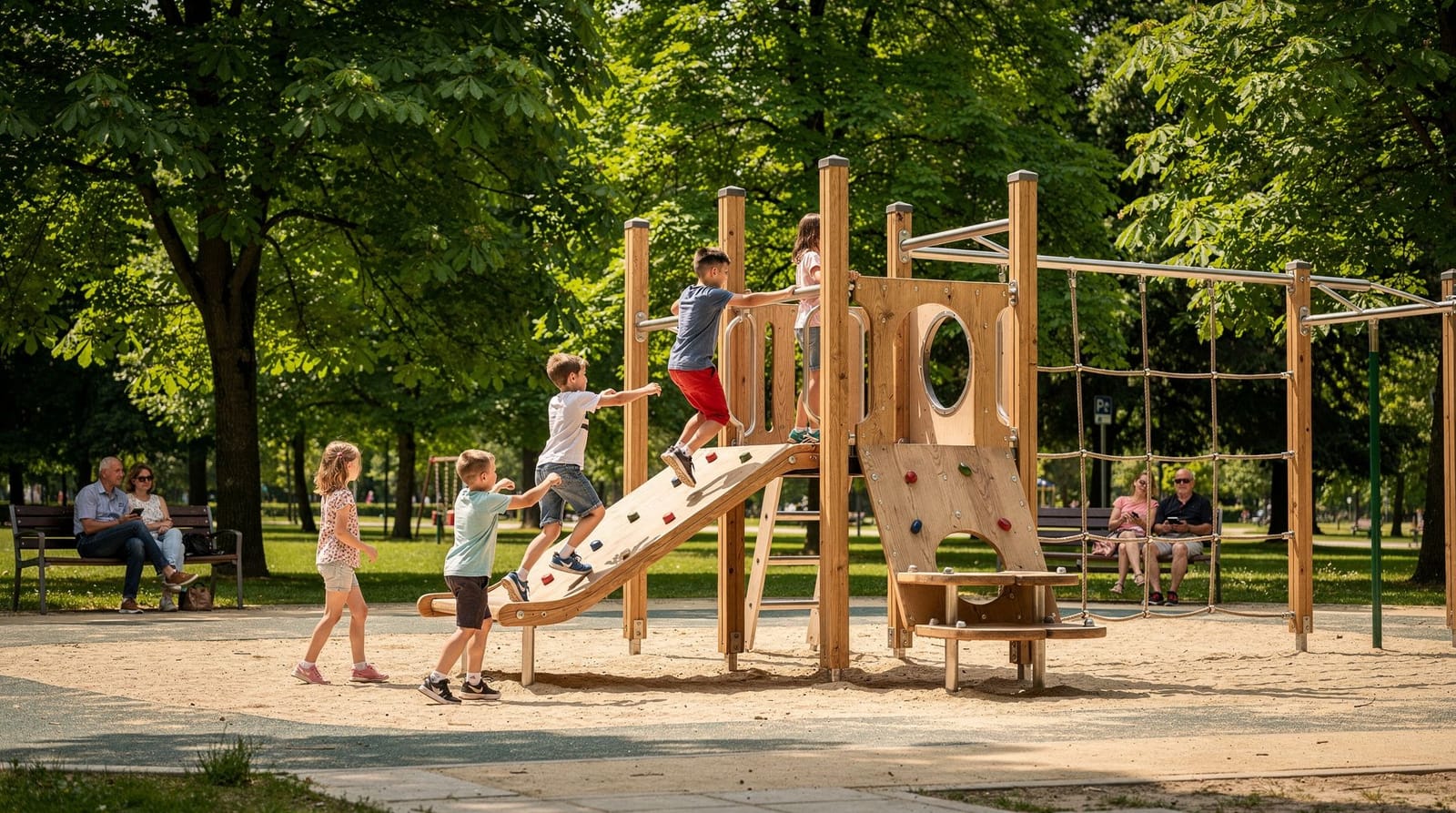 Kraków playgrounds and parks for families