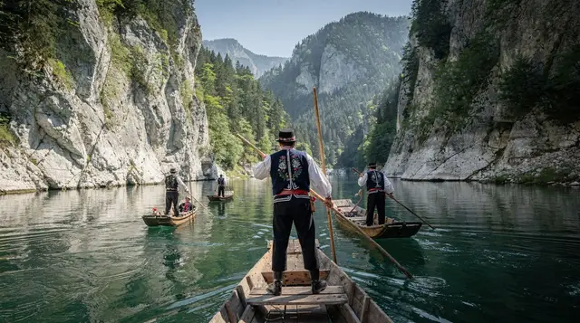 Pieniny Mountains and Dunajec gorge guide: rafting, hiking, and planning — Complete guide to the Pieniny Mountains and Dunajec gorge from Kraków — wooden r